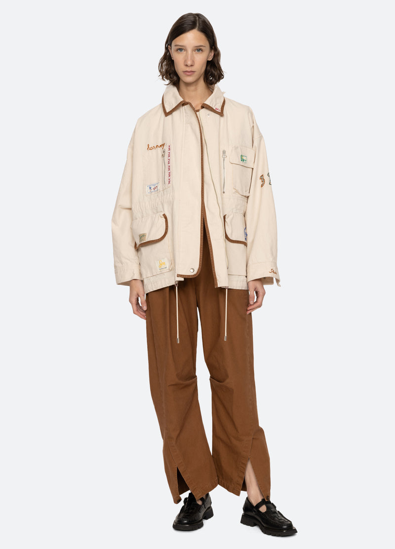 Carolyn Workwear Jacket Pf25-038 Cream