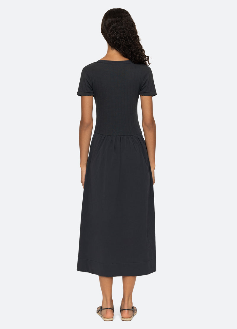 Dress Salome Vegetable Ss24-038 Charcoal