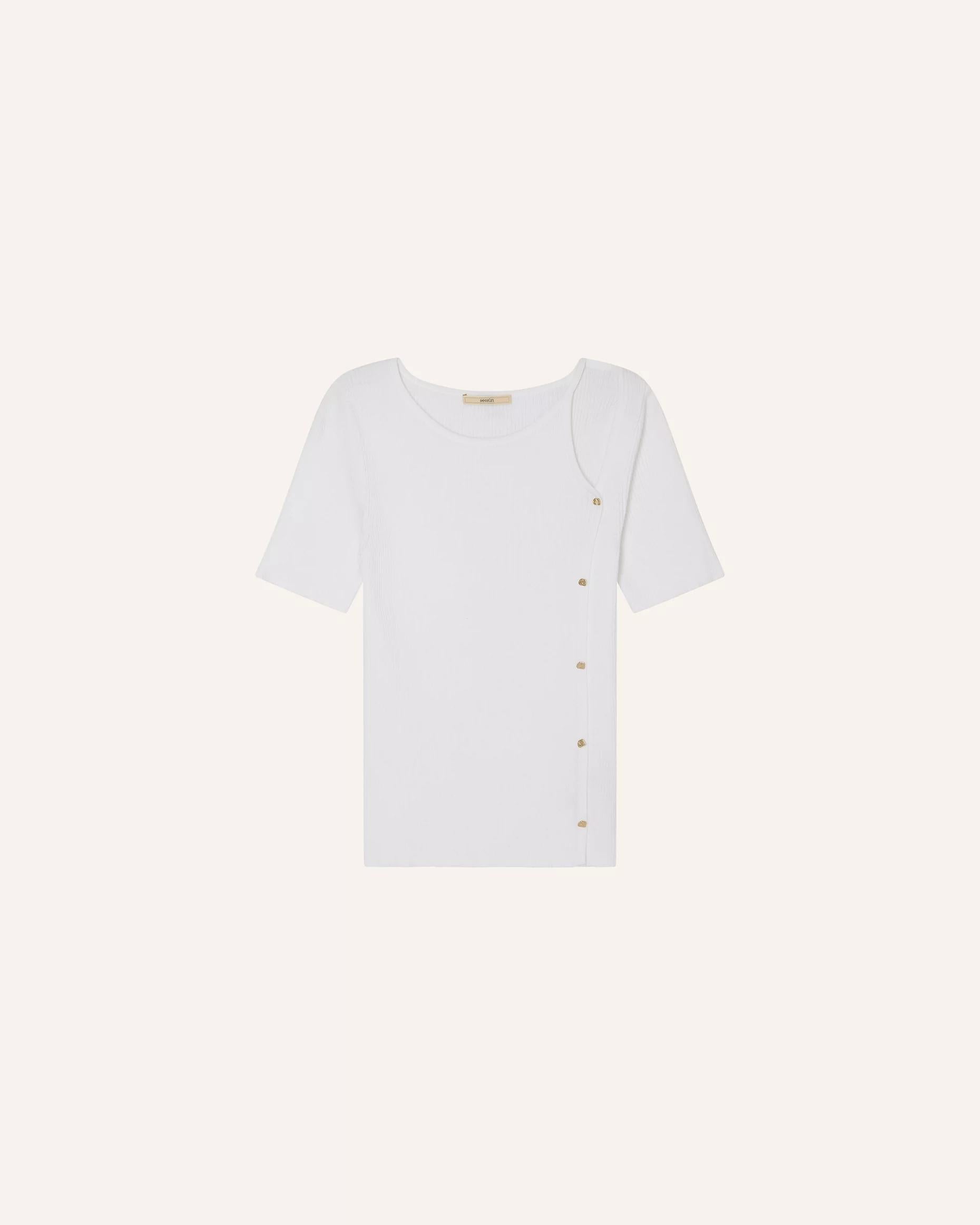 Tshirt Claro Jumper Optical-White