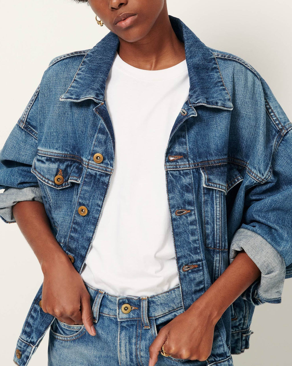 Denim Jacket Costello Vintage-Blue