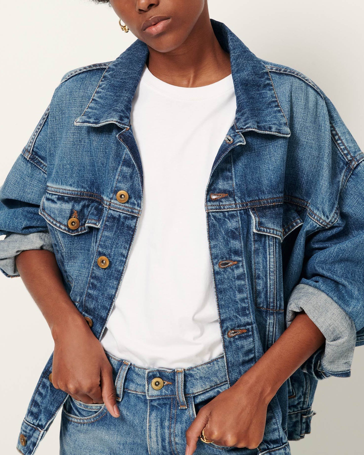 Denim Jacket Costello Vintage-Blue