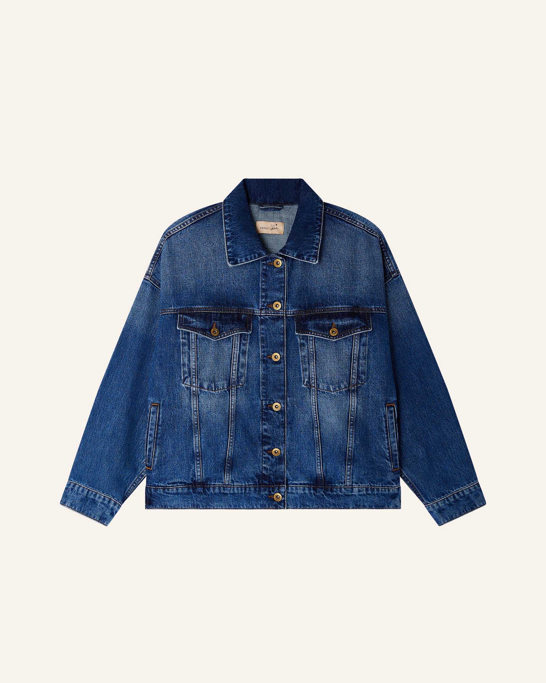Denim Jacket Costello Vintage-Blue