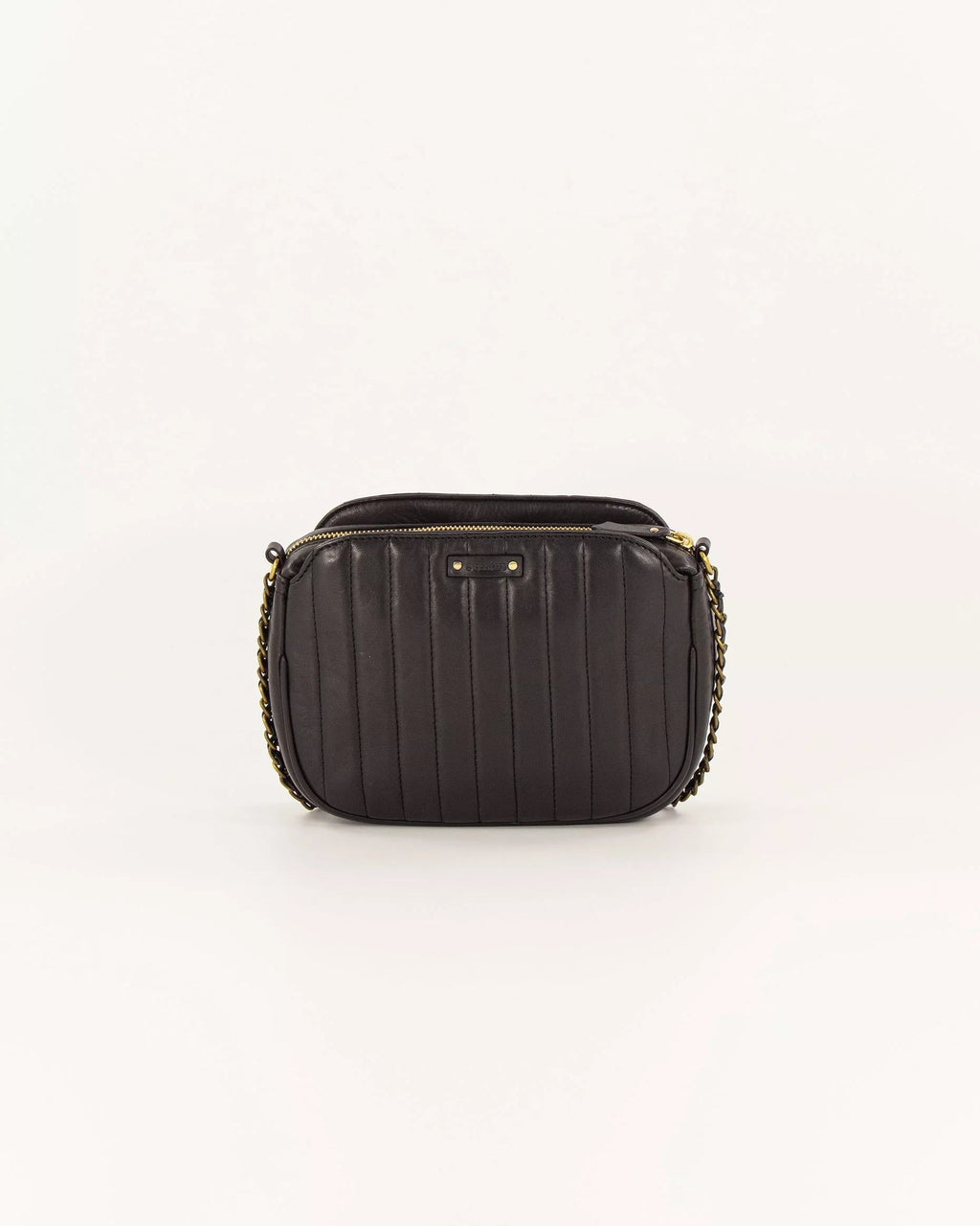 Crossbody Bag Divine Le Divine Leather Black