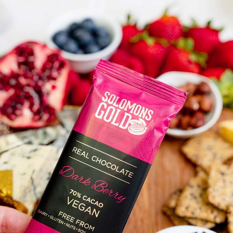 Solomons Gold Dark Berry 70% 55g