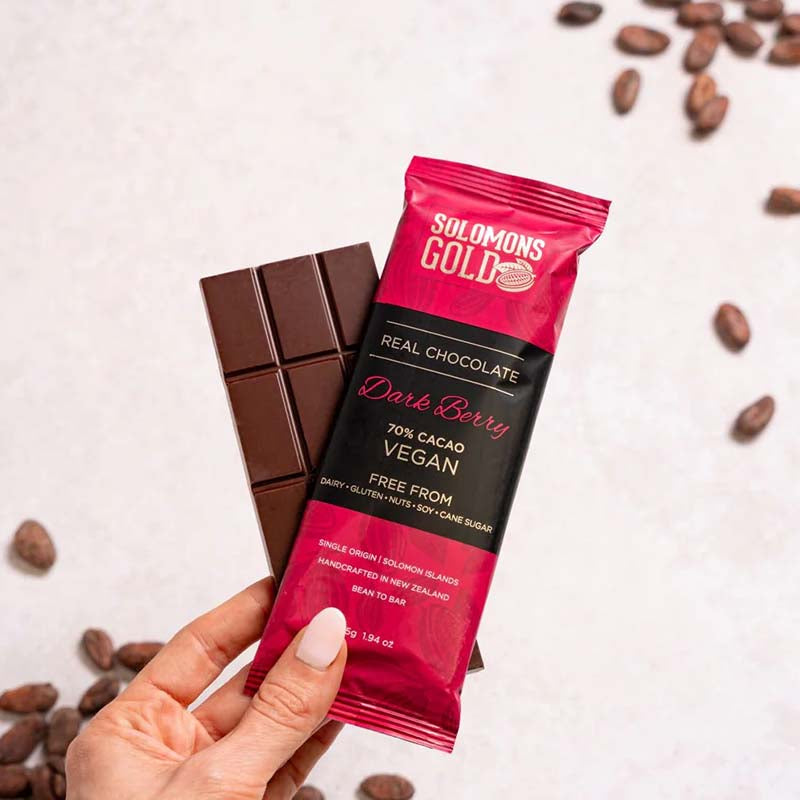 Solomons Gold Dark Berry 70% 55g