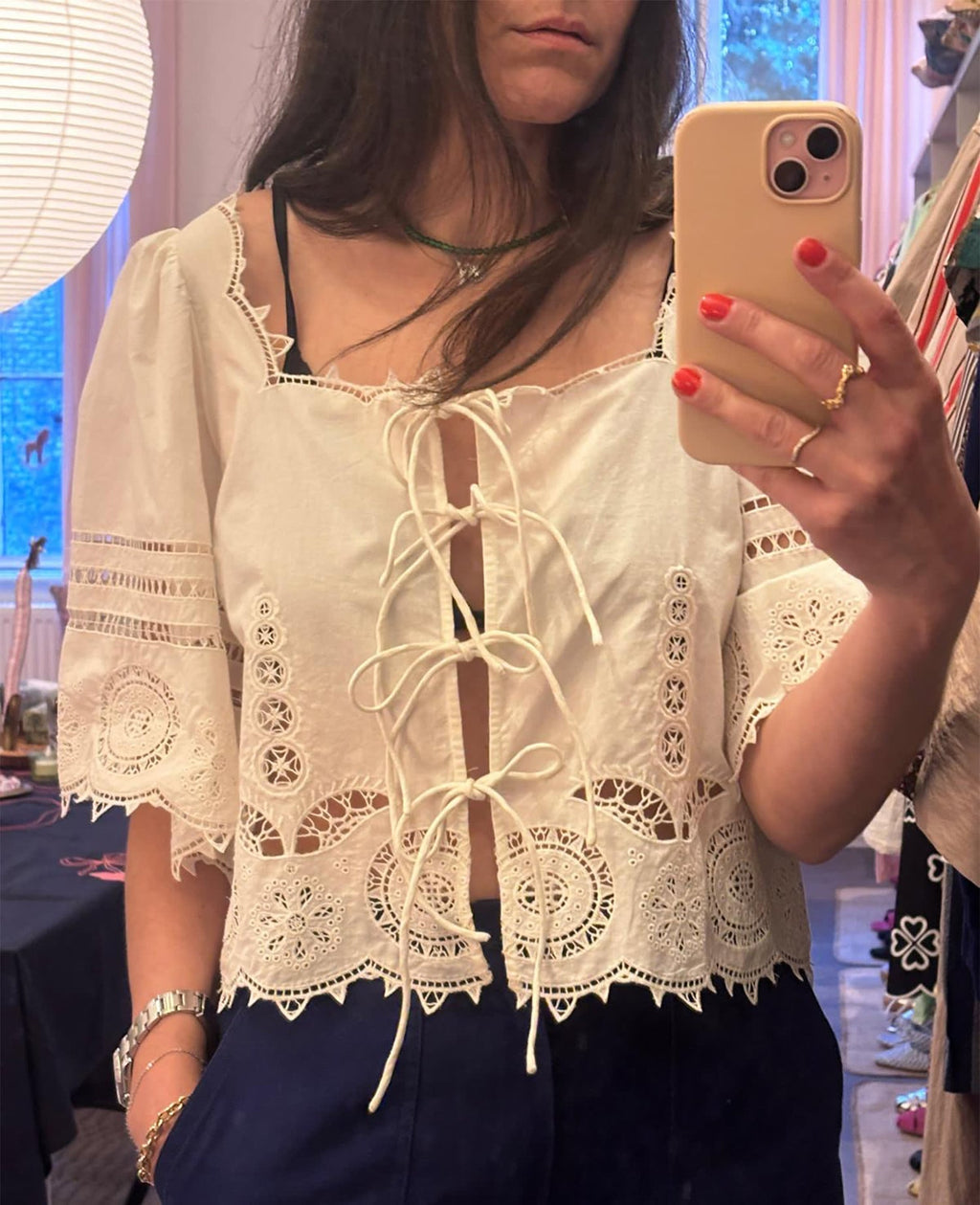 Blouse Se1565 Anja Top White