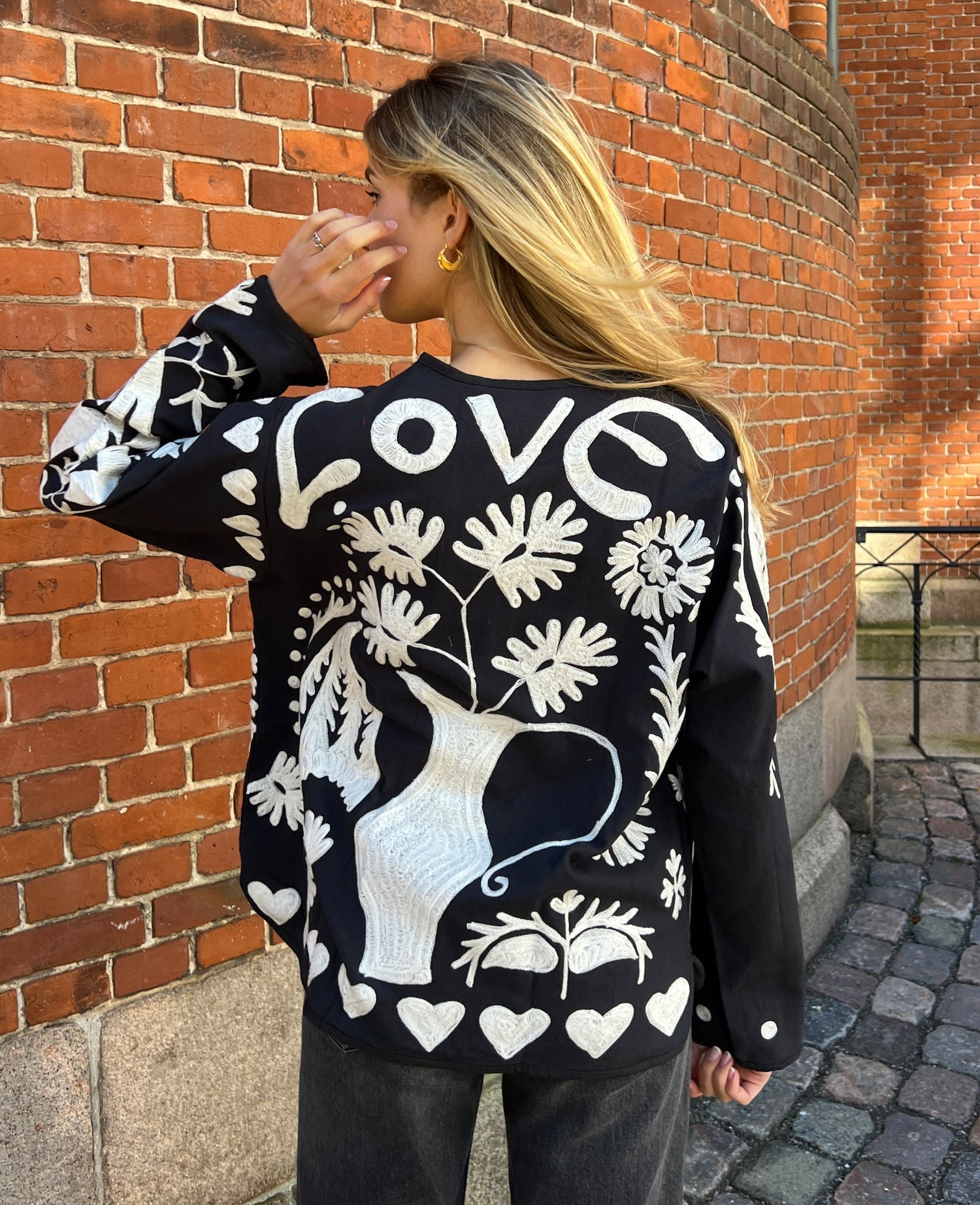 Jacket Se1172 Maggie Suzani Salt-Pepper