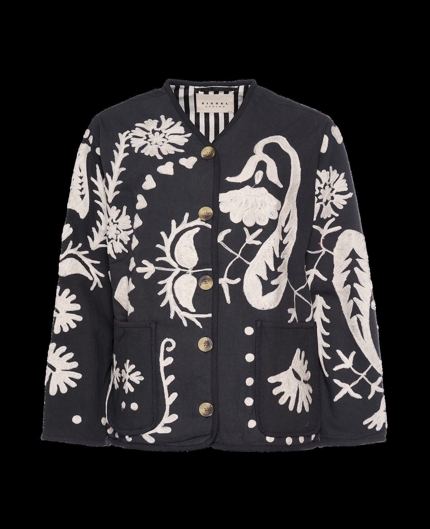 Jacket Se1172 Maggie Suzani Salt-Pepper