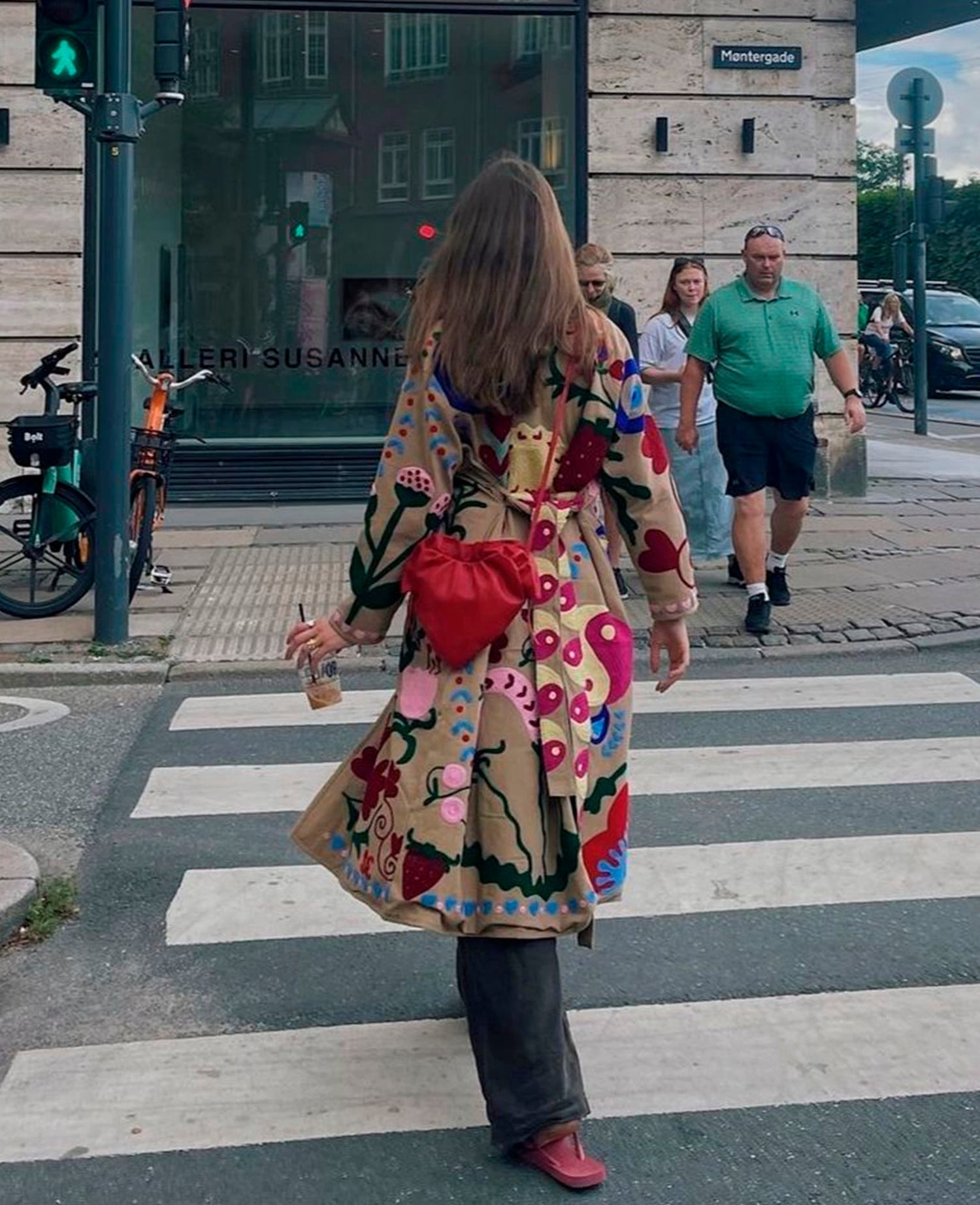 Coat Se1554 Rose Suzani Sand-Wave