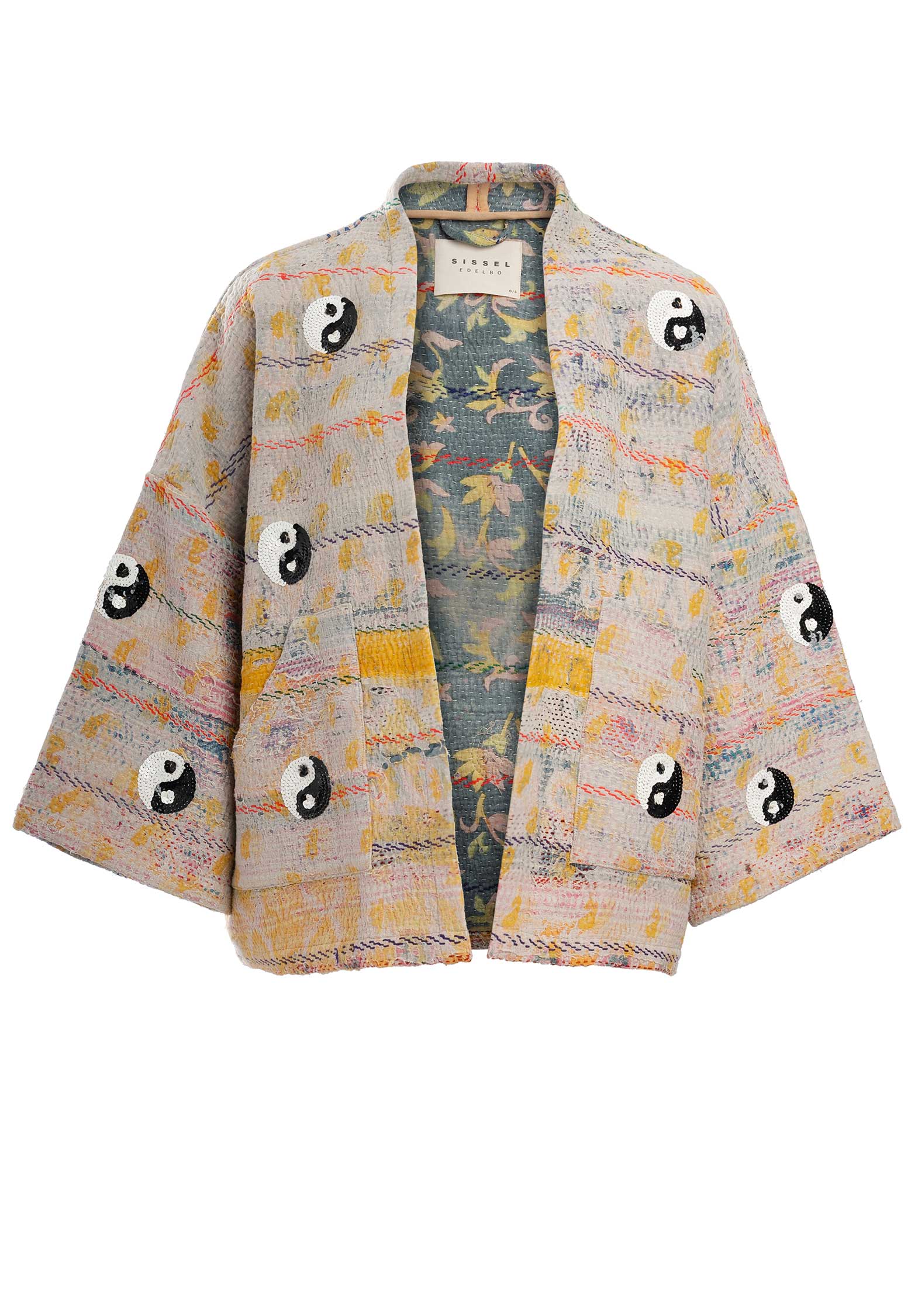 Kimono Se1455 Tyler Sequins Yin-Yang