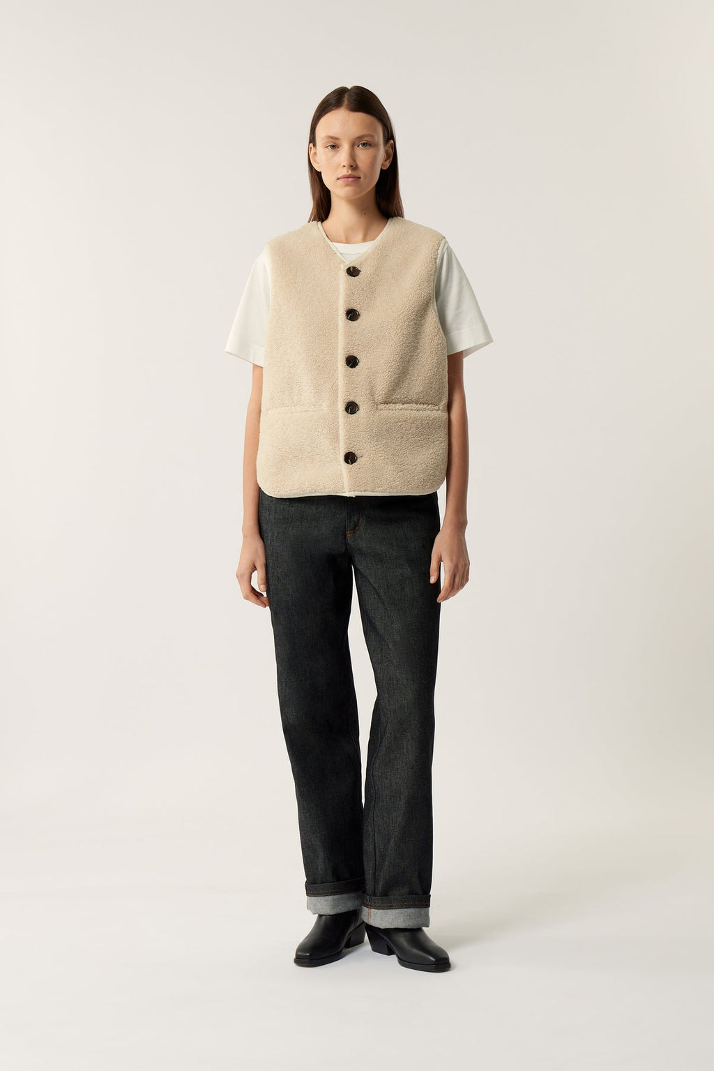 Gilet Bls0701 Fusil Ecru