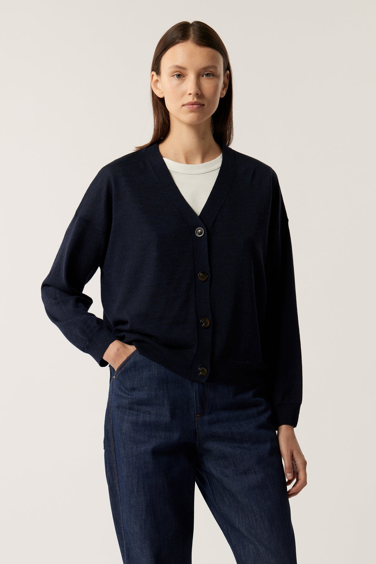 Cardigan Car1002 Idem Navy