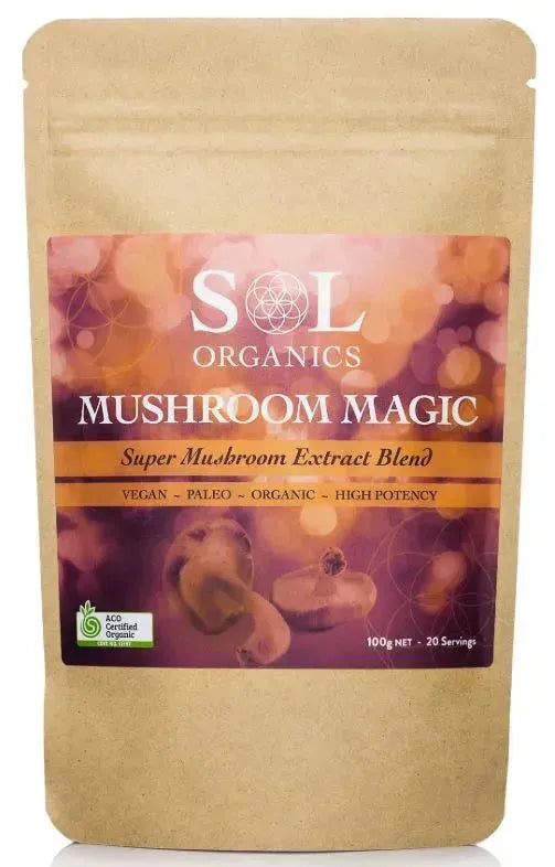 Sol Organics Mushroom Magic Super Mushroom Extract Blend 100g