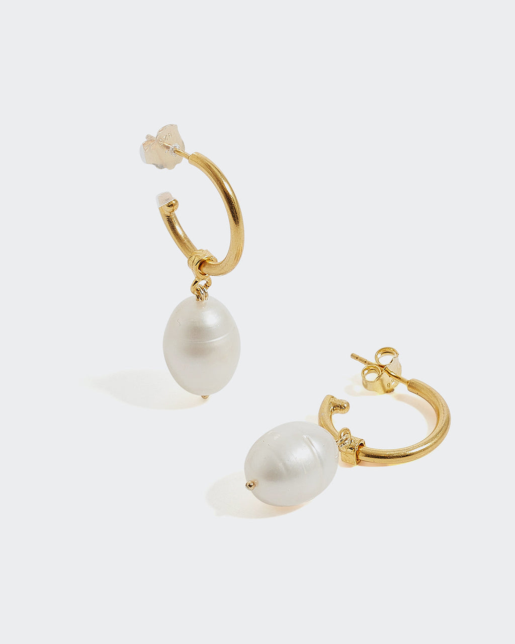 Earring Perla Earrings Gold-White