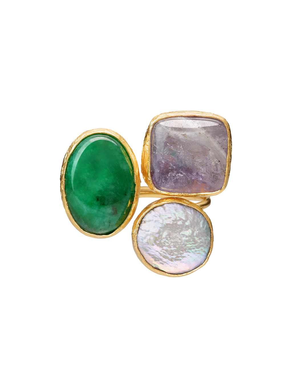 Ring Avant-garde Green