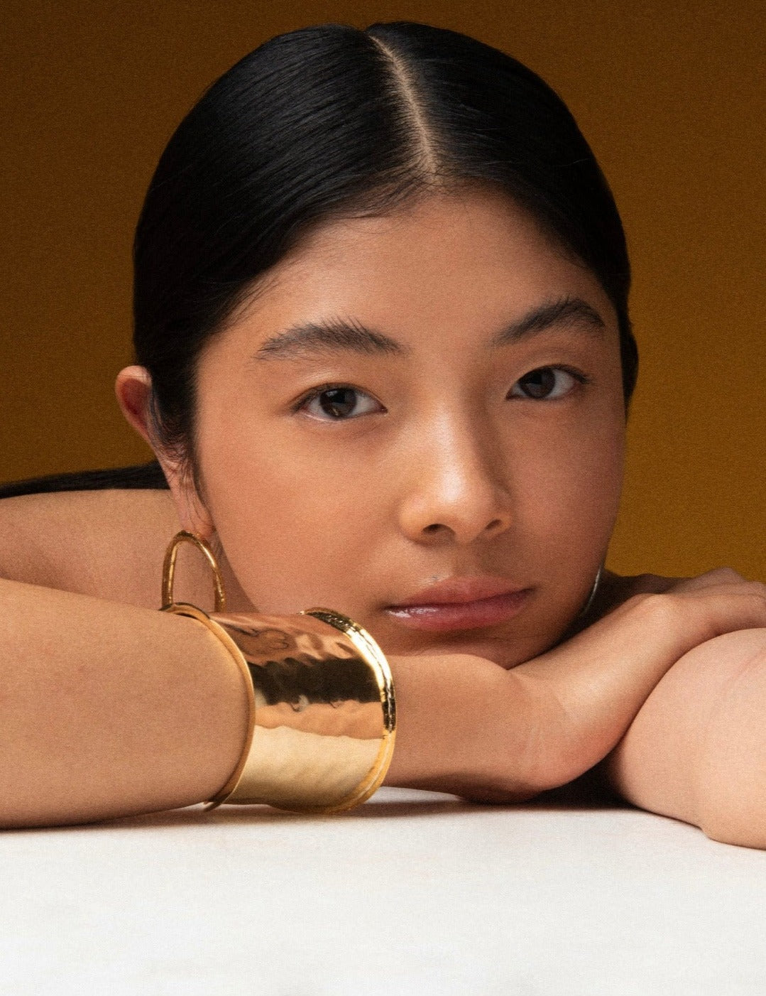 Bangle Bracel Reflejos Gold