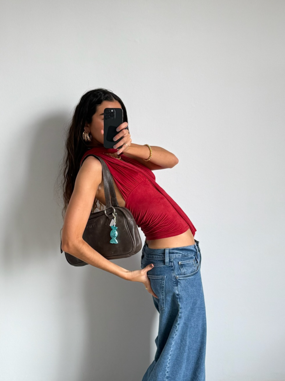 Shoulder Bag Vito Brown