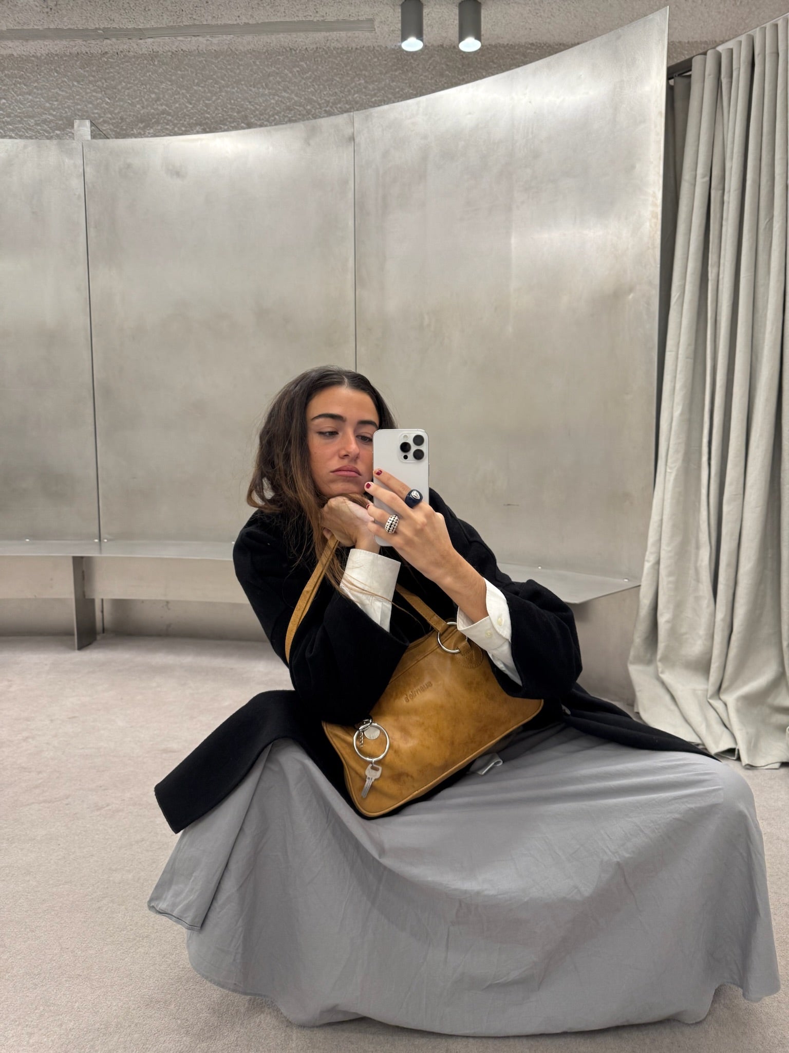 Shoulder Bag Vito Mustard