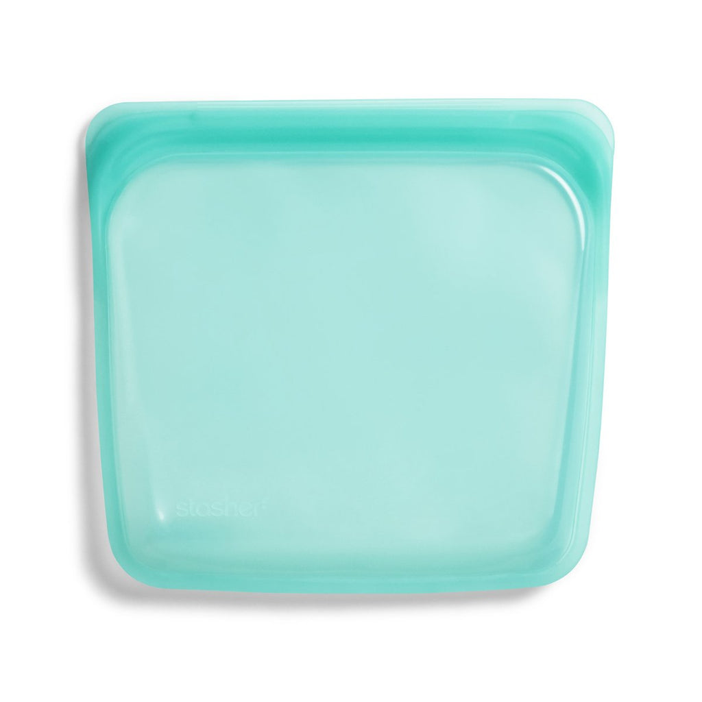 Reusable Silicone Sandwich Bag (Aqua)