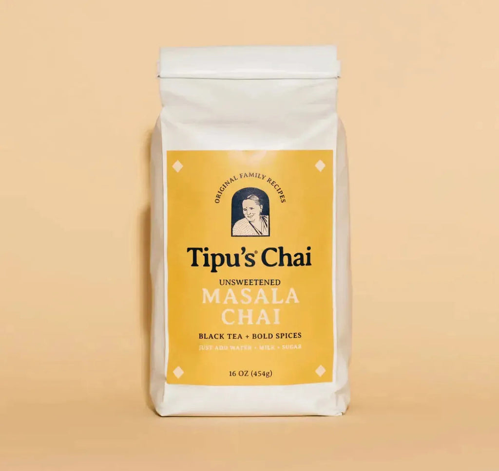Tipu's Chai: Unsweetened Masala Chai (Black Tea) 16 oz