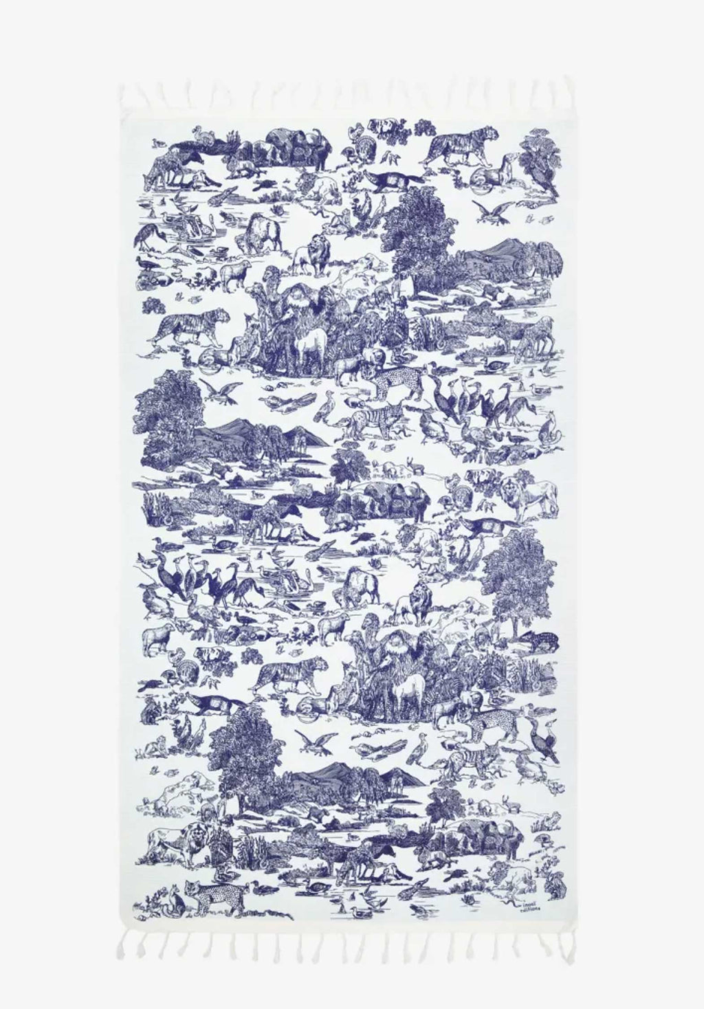 Scarf Fouta 100 Reverie Fo17rev00 Blanc-White