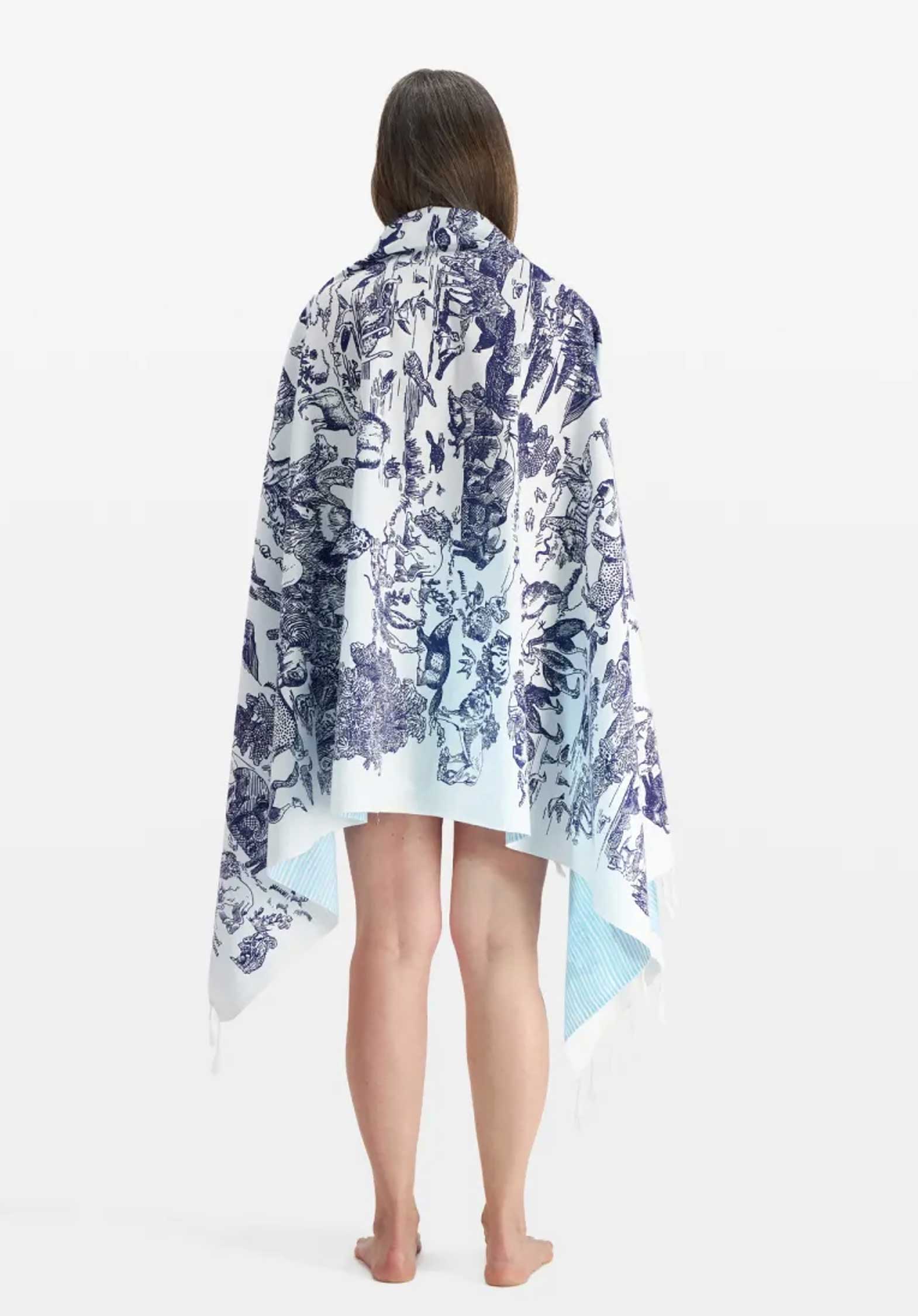 Scarf Fouta 100 Reverie Fo17rev00 Blanc-White