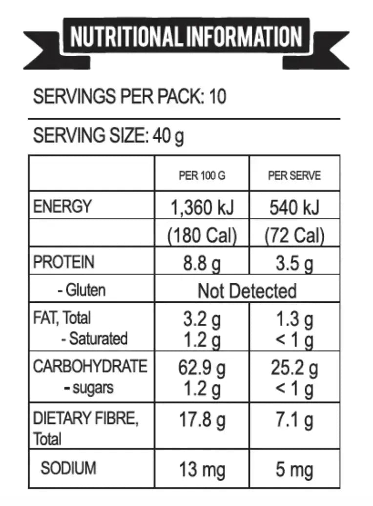 THE GLUTEN FREE FOOD CO. Grain Free Flour Blend Mix 400g