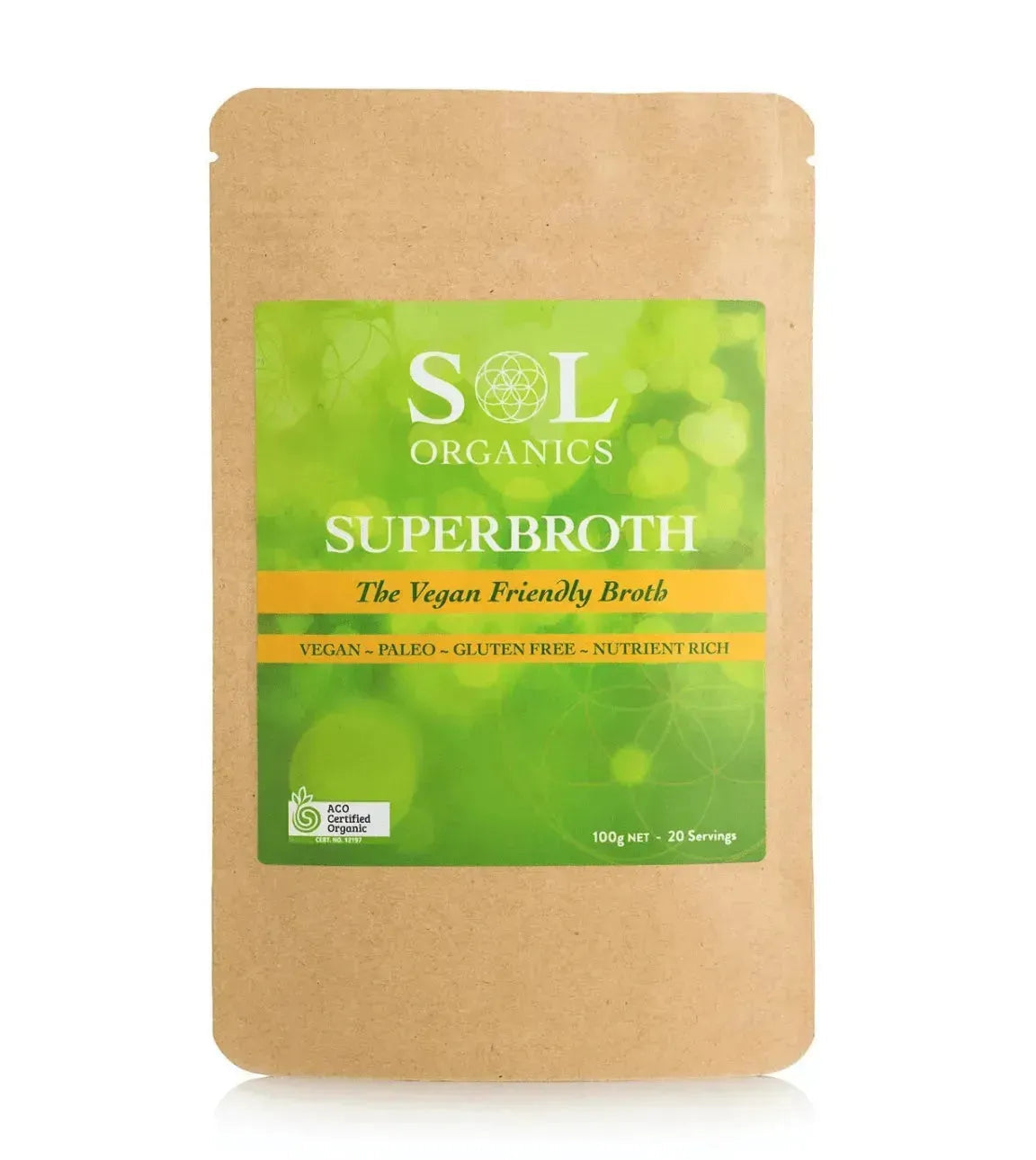 SOL ORGANICS Superbroth Vegan Friendly Broth 100g