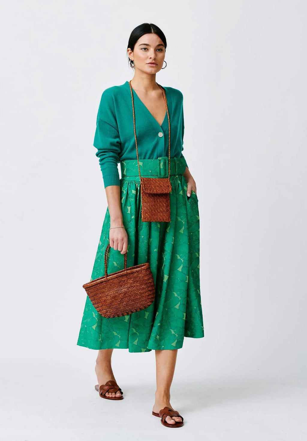 Tote Bag 8810r Bamboo Triple B6 Tan