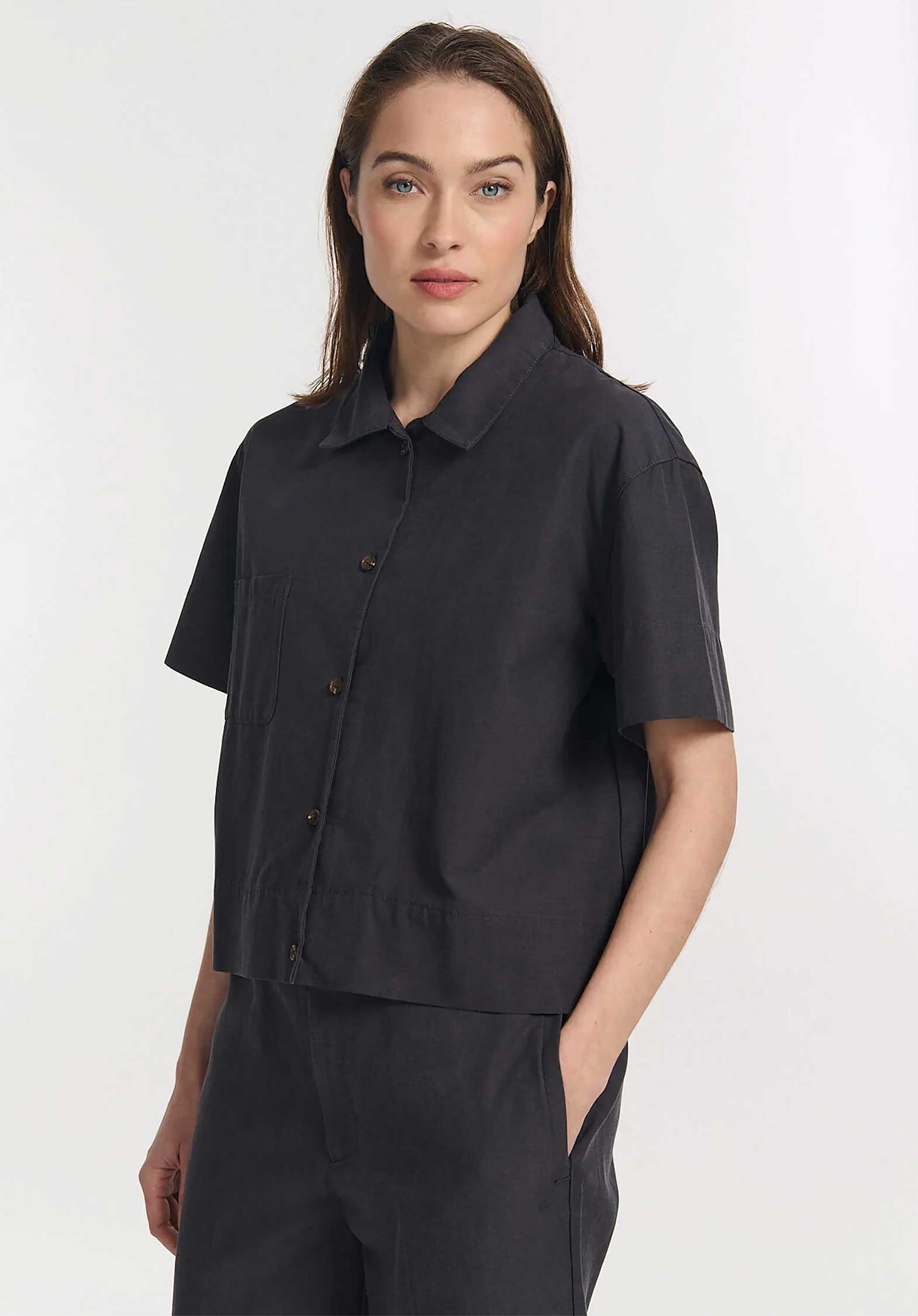 Shirt Po1394-251 Dover Canvas Carbone