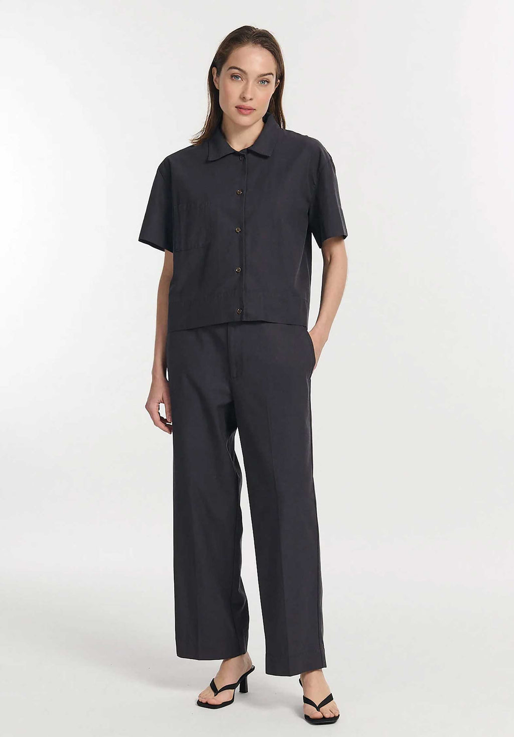 Shirt Po1394-251 Dover Canvas Carbone