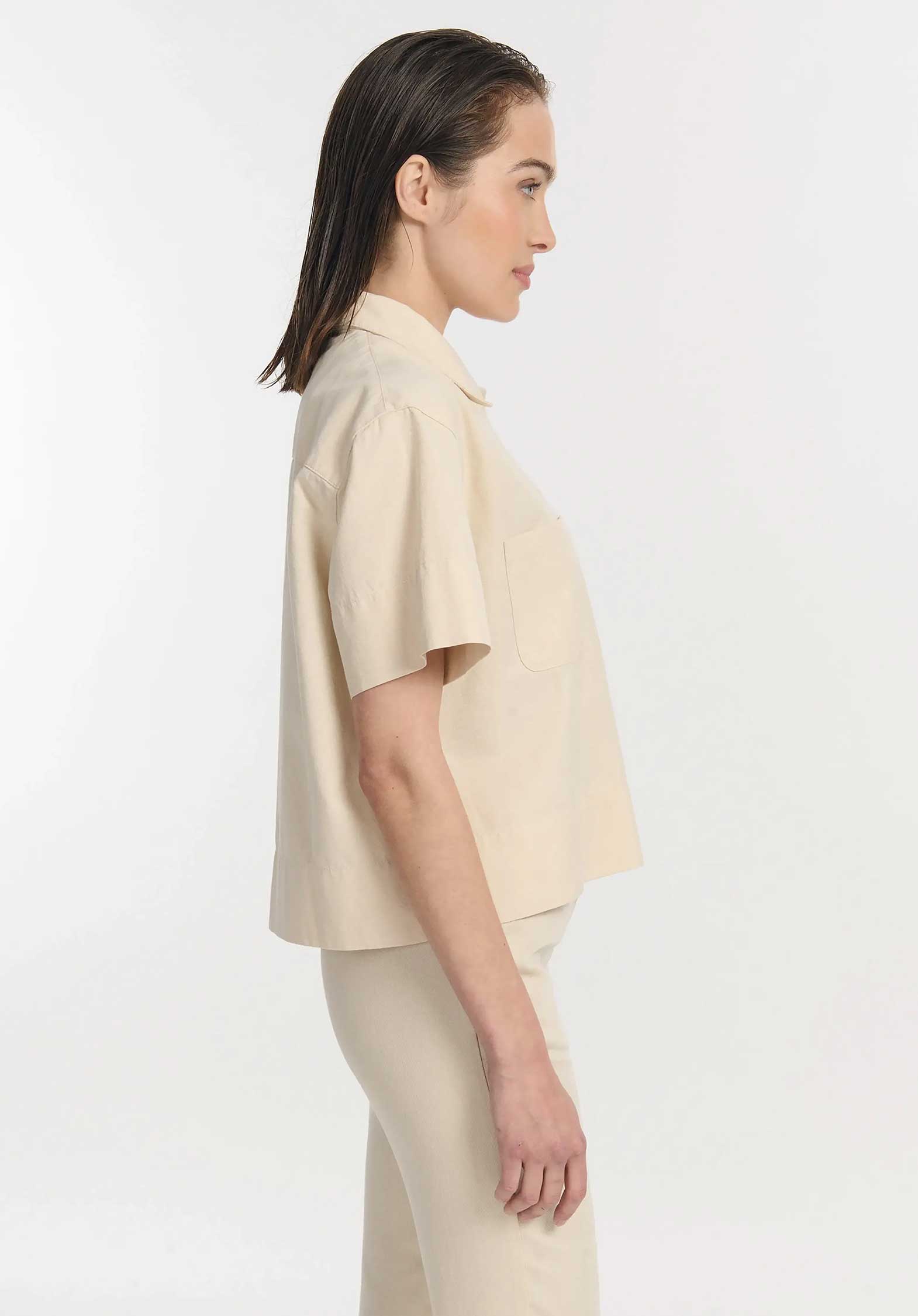 Shirt Po1394-251 Dover Canvas Ecume