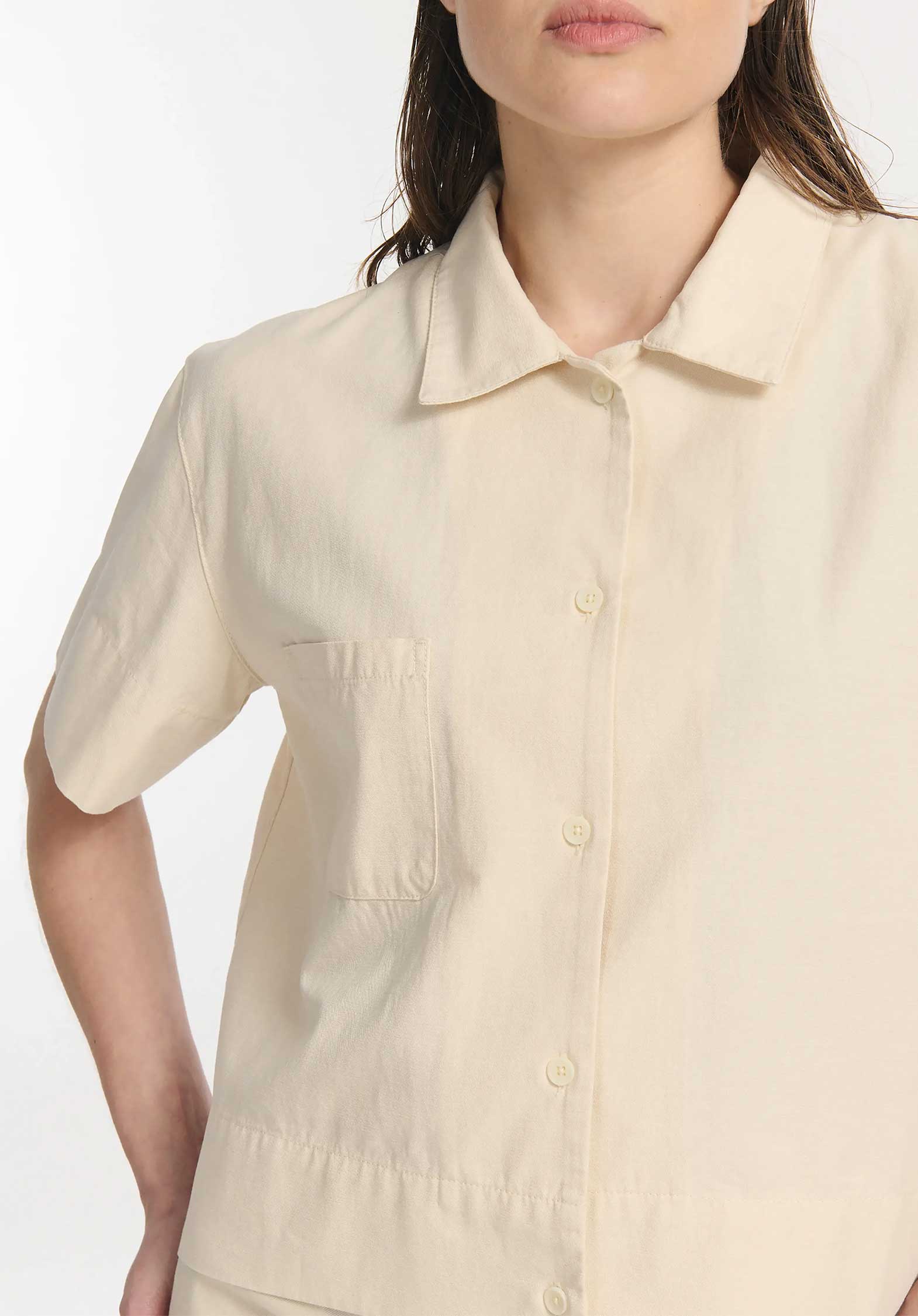 Shirt Po1394-251 Dover Canvas Ecume