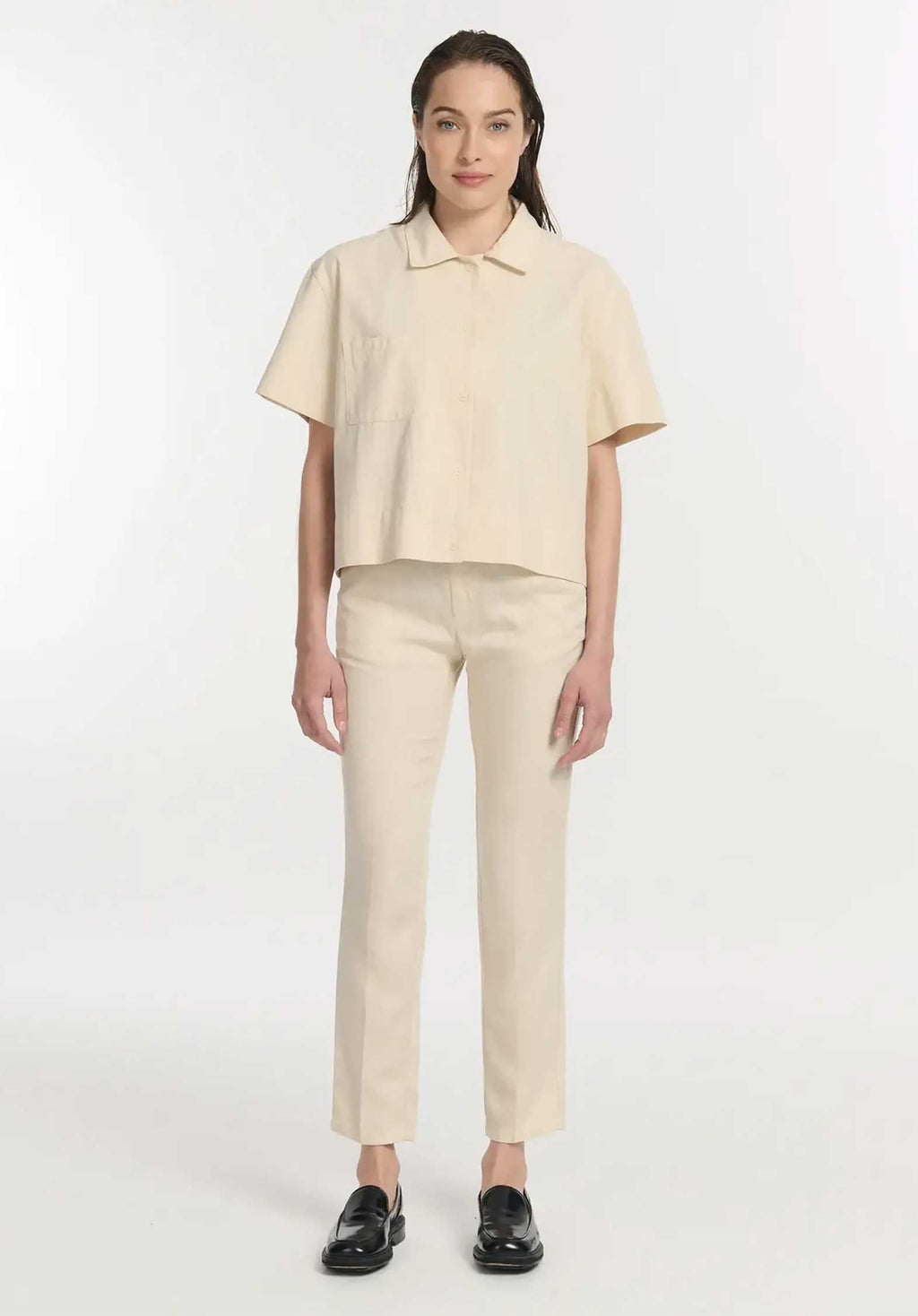 Shirt Po1394-251 Dover Canvas Ecume