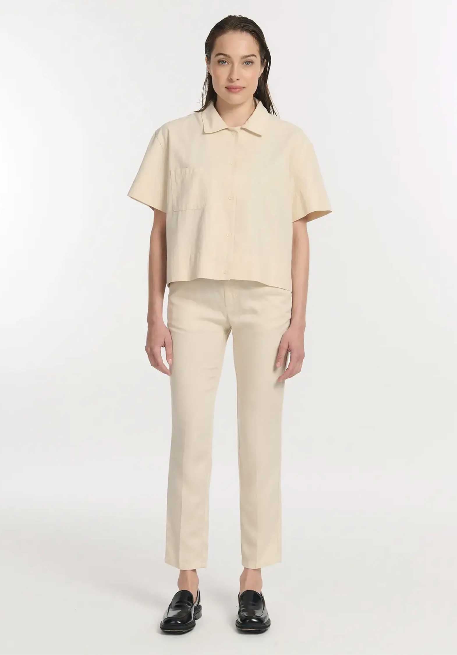 Shirt Po1394-251 Dover Canvas Ecume