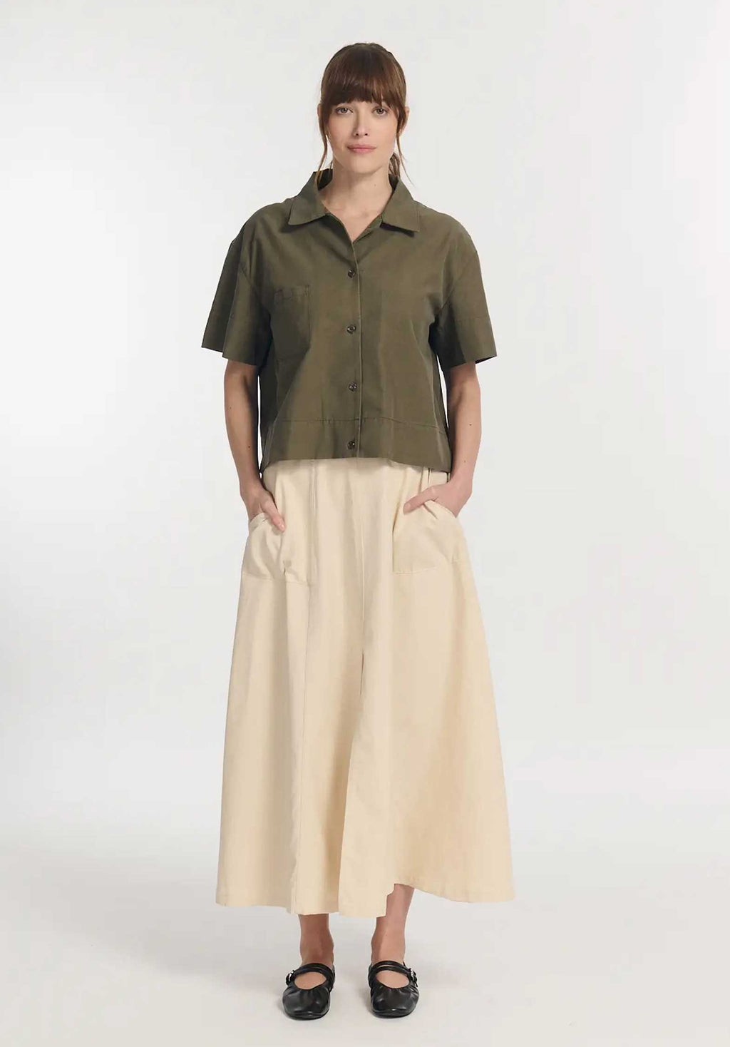 Shirt Po1394-251 Dover Canvas Khaki