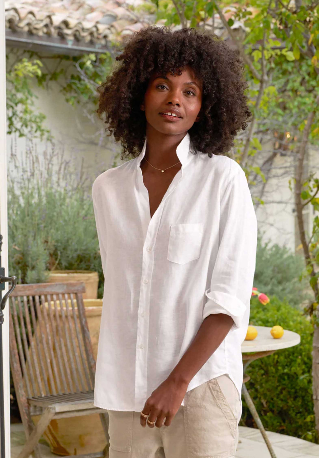 Shirt Eileen Eileen Classic W Classic-White-Chambr