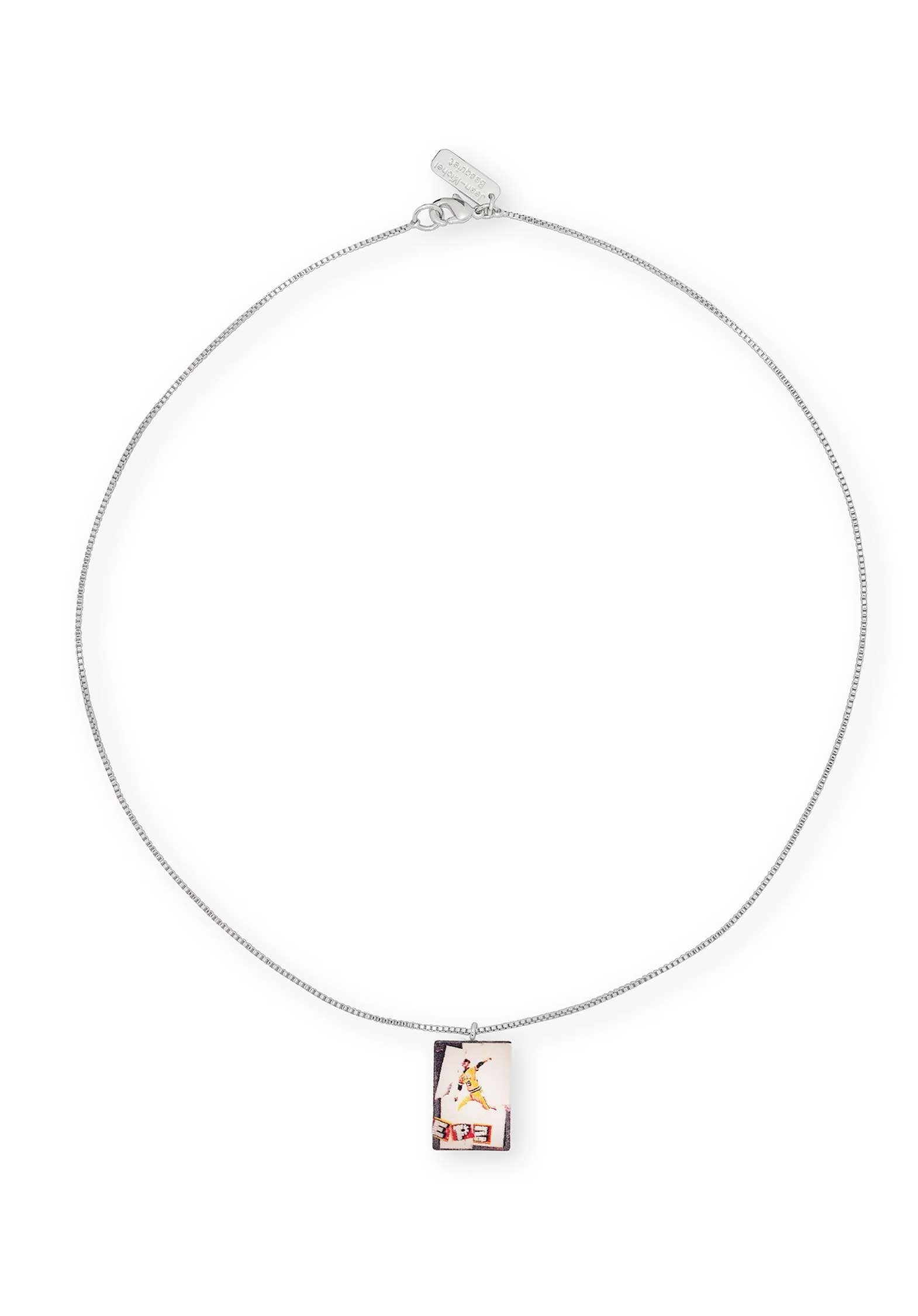Necklace Basquiat Epz Baseball Silver