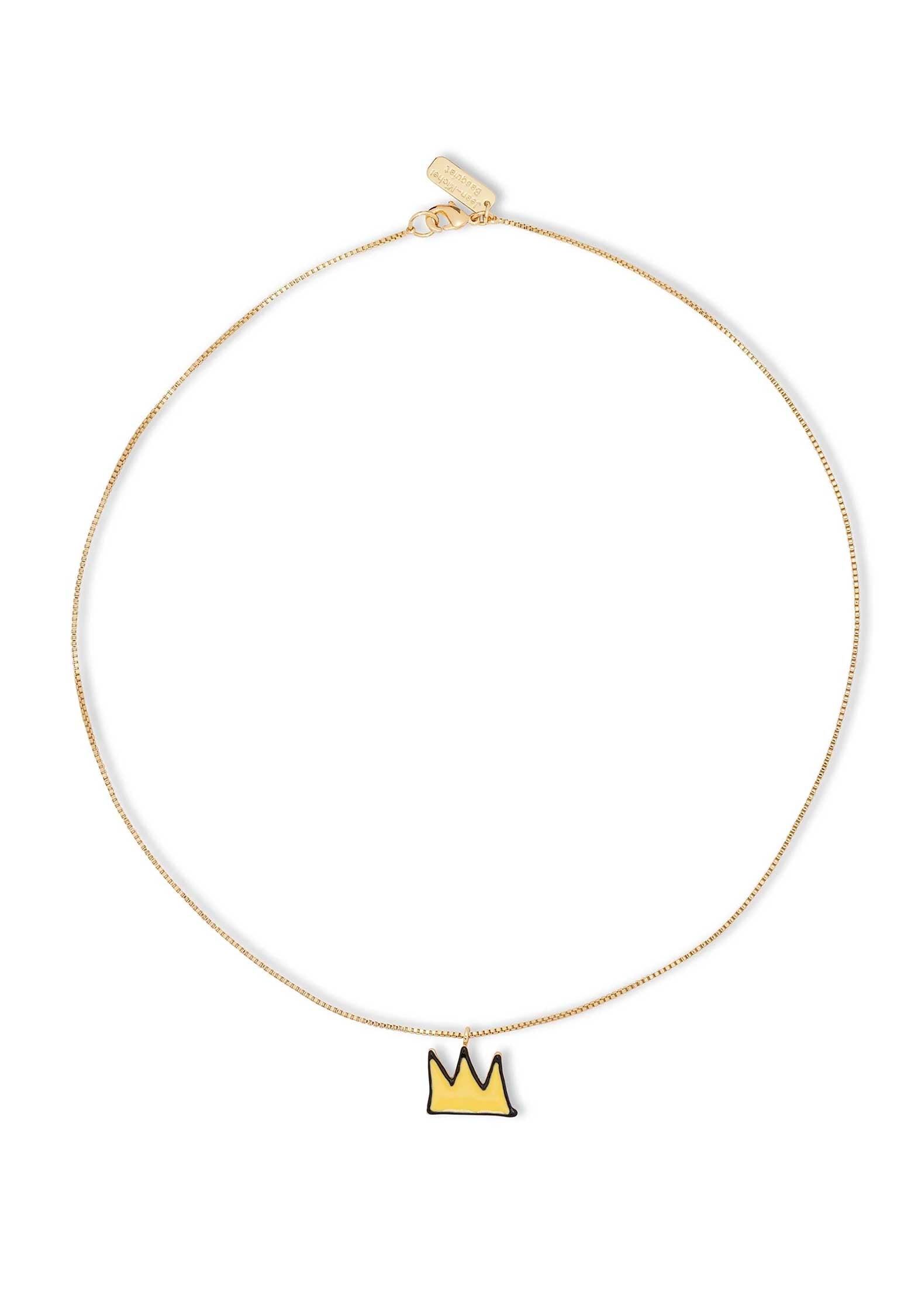 Necklace Crown Of Basquiat Crown Gold
