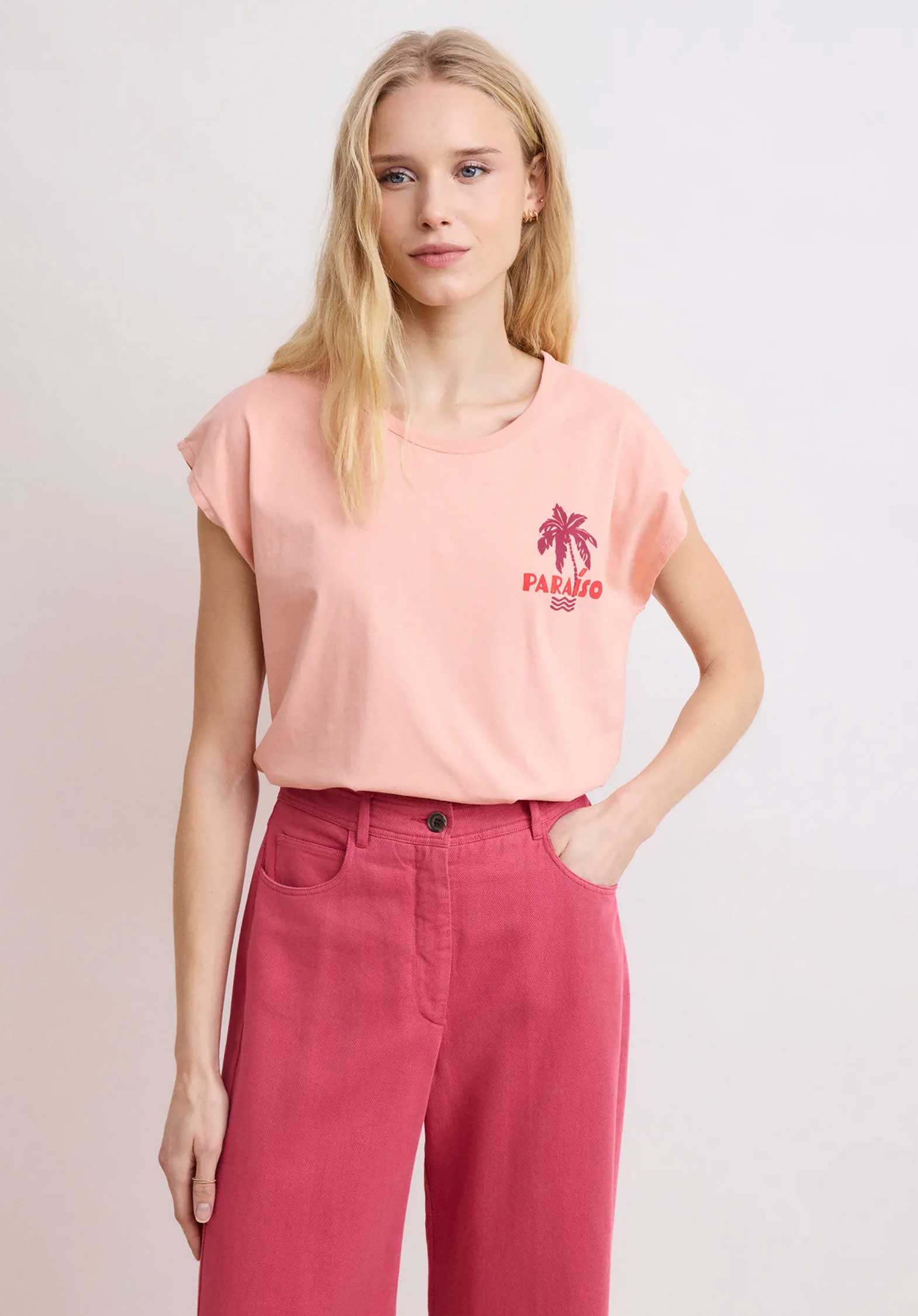 Tshirt Bdql510 Teraiso Bdql510 02-Peach