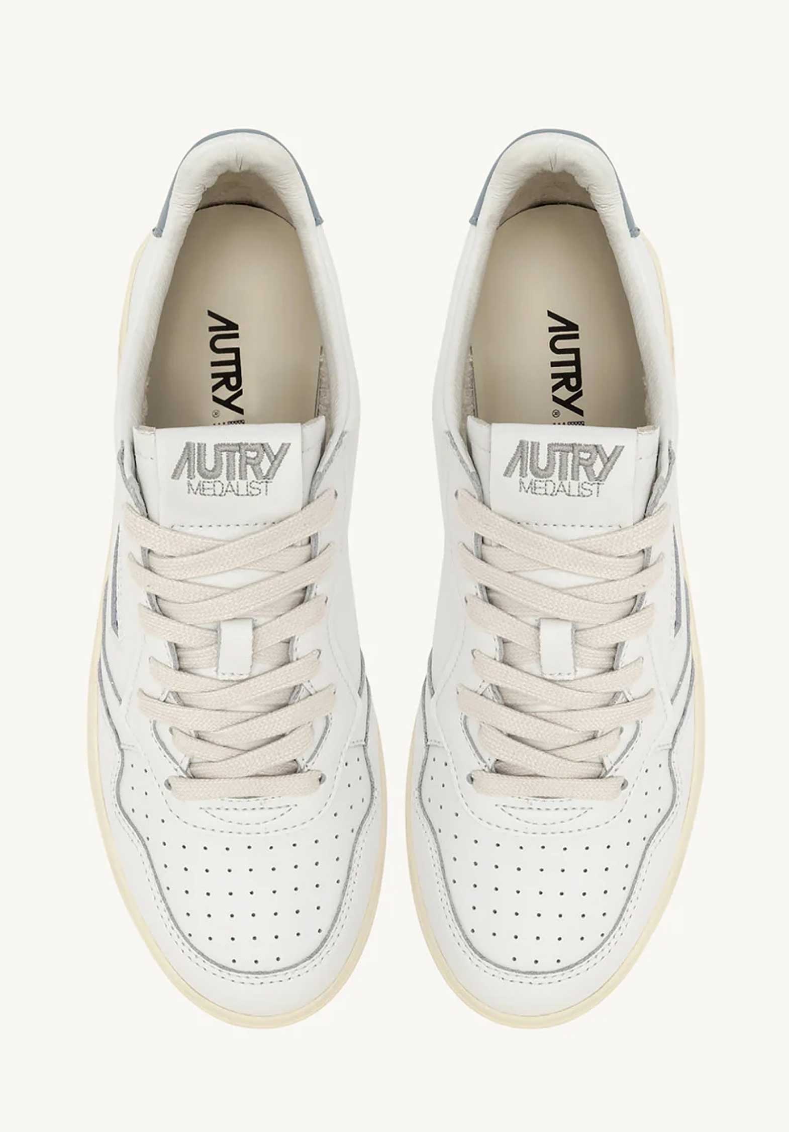Sneaker Aulw Ll15 Medalist Low Ll White-Silver-Blue