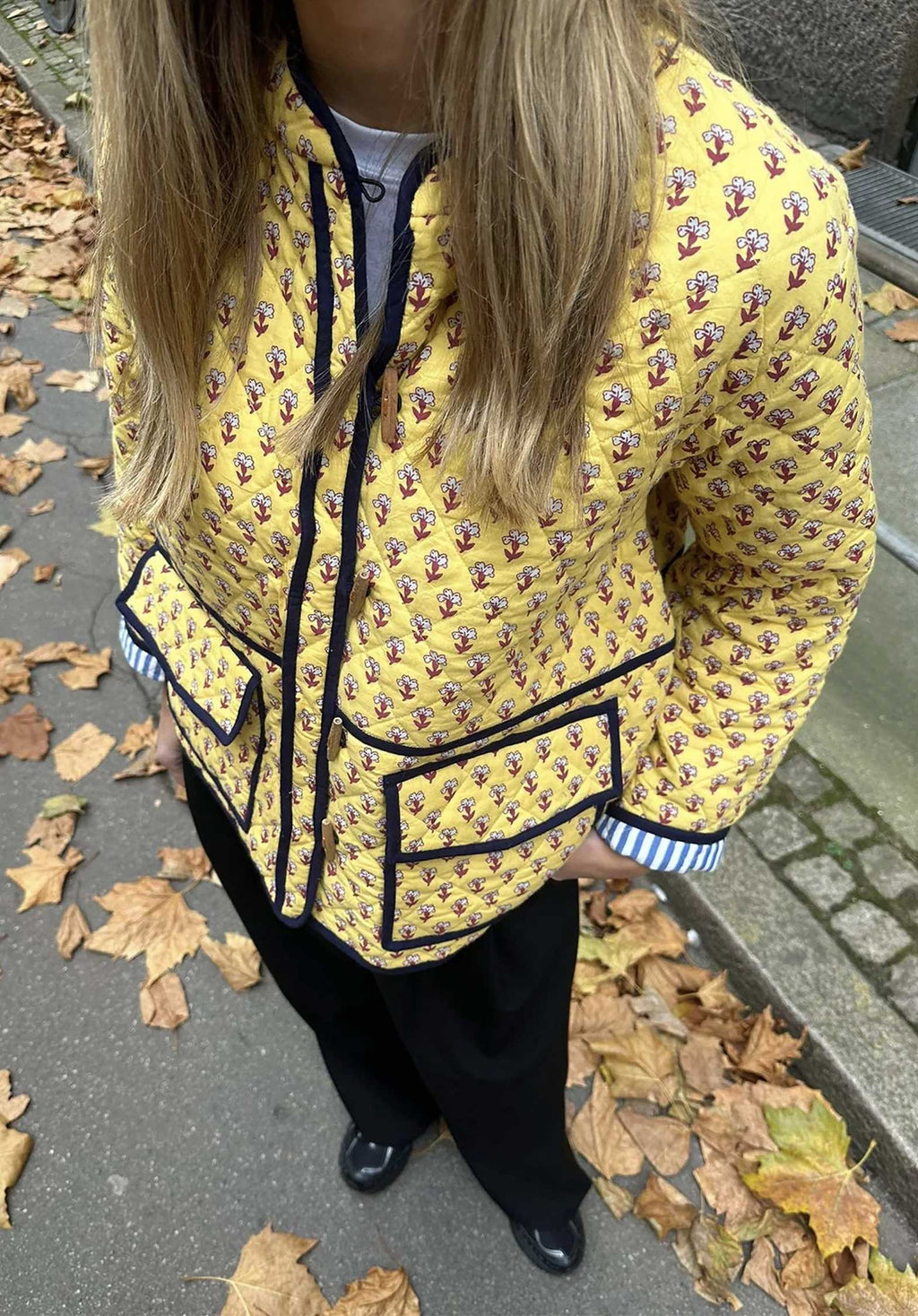 Jacket Se1470 Adriane Jacket Yellow-Flower