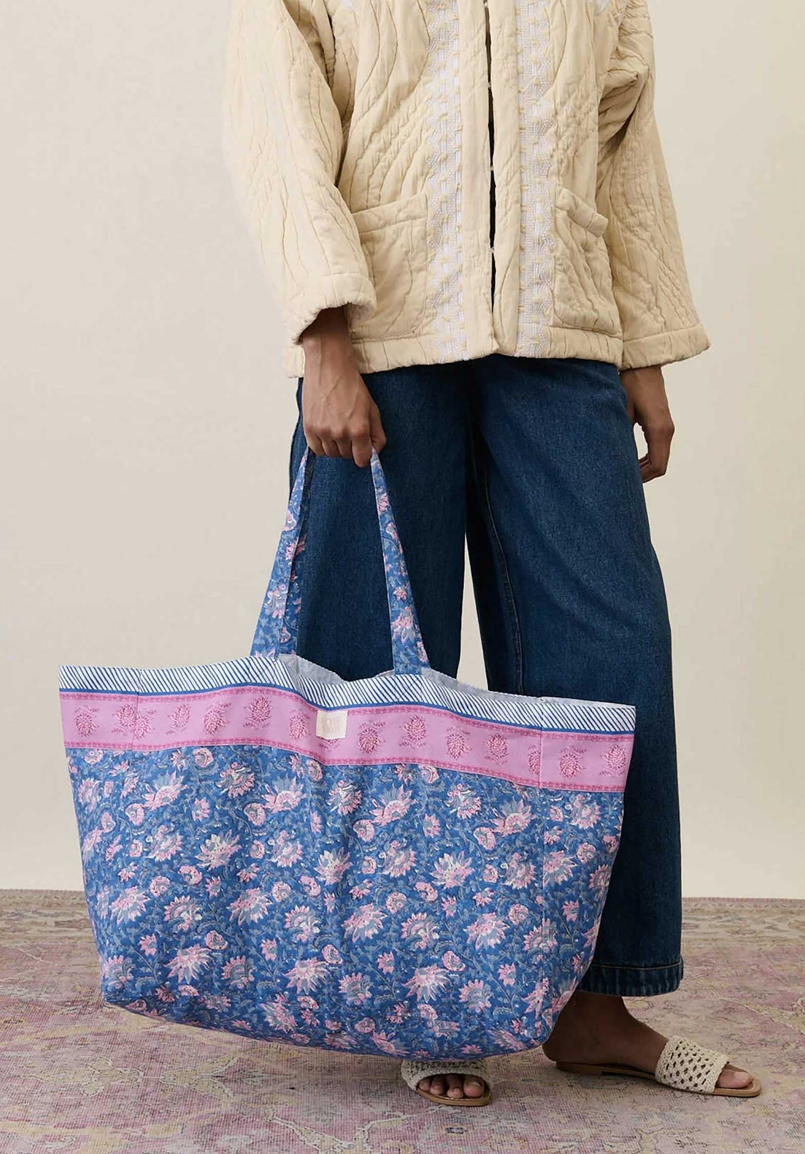 Tote Bag T0201 Beverly Blue-Capri-Cove