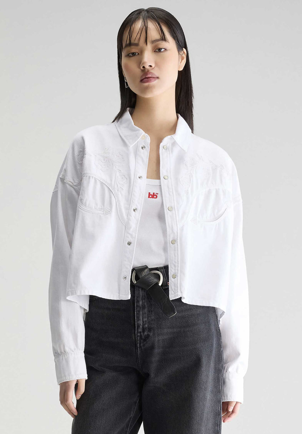 Shirt Polaris R0924 White