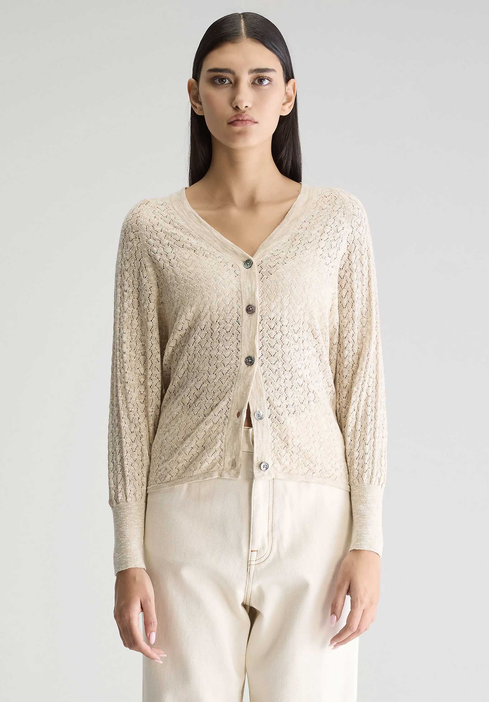 Cardigan Bw251956 K1 Attin K1657u Beige-Melange