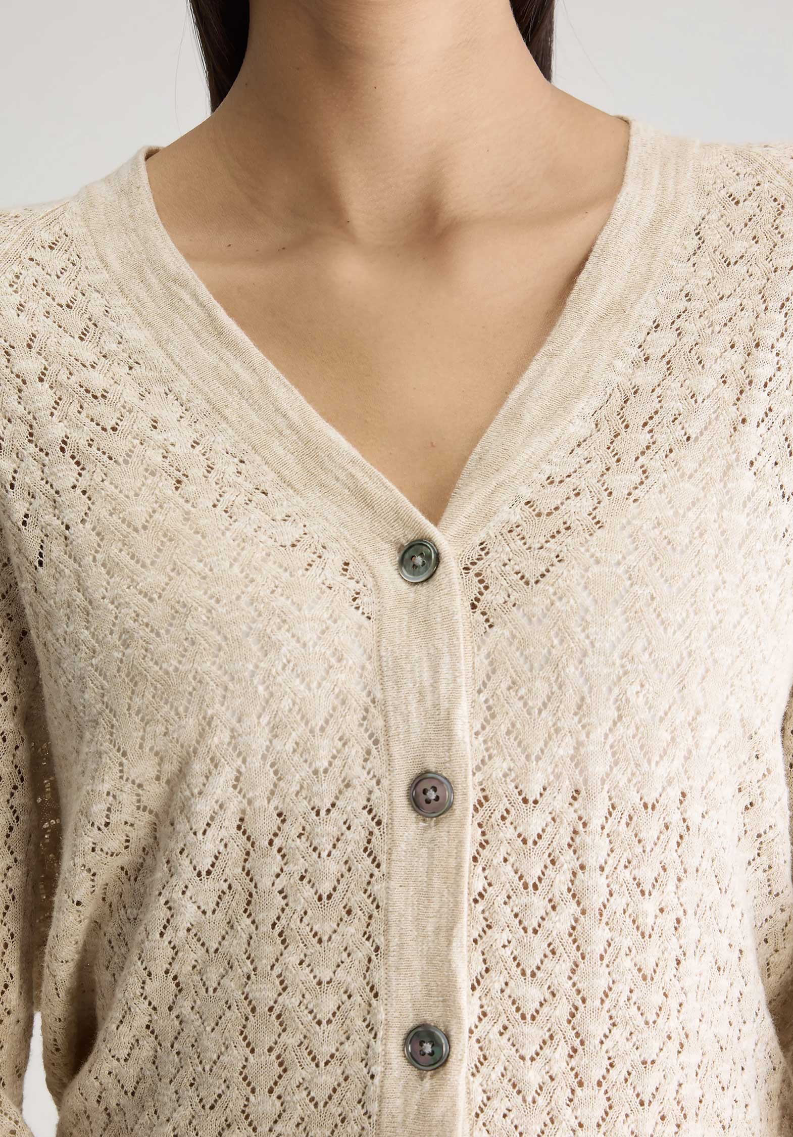 Cardigan Bw251956 K1 Attin K1657u Beige-Melange