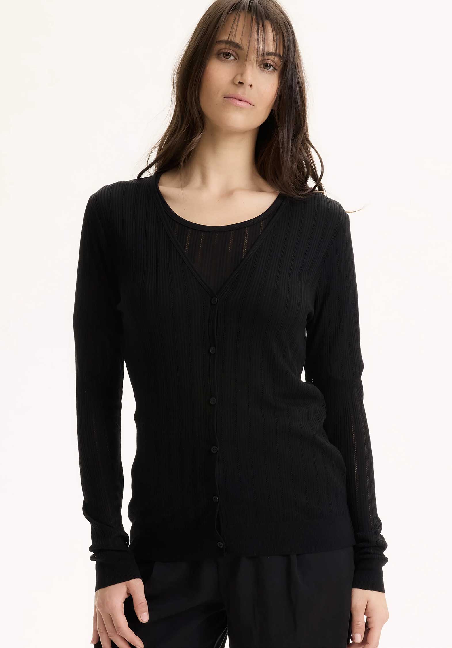 Cardigan Gilet V Ml 460-fgi232 Navy