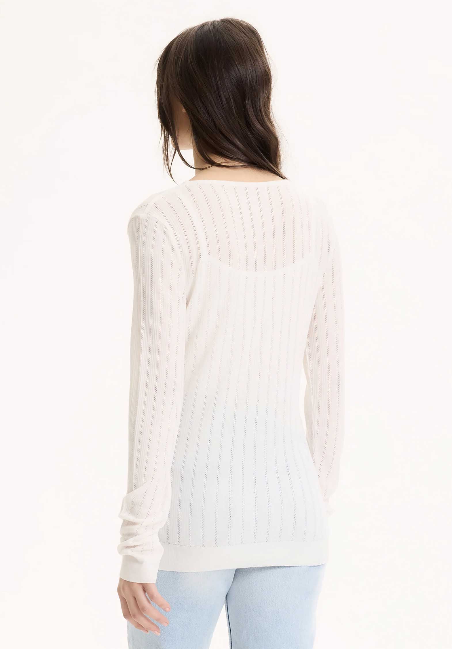 Cardigan Gilet V Ml 460-fgi232 Cream