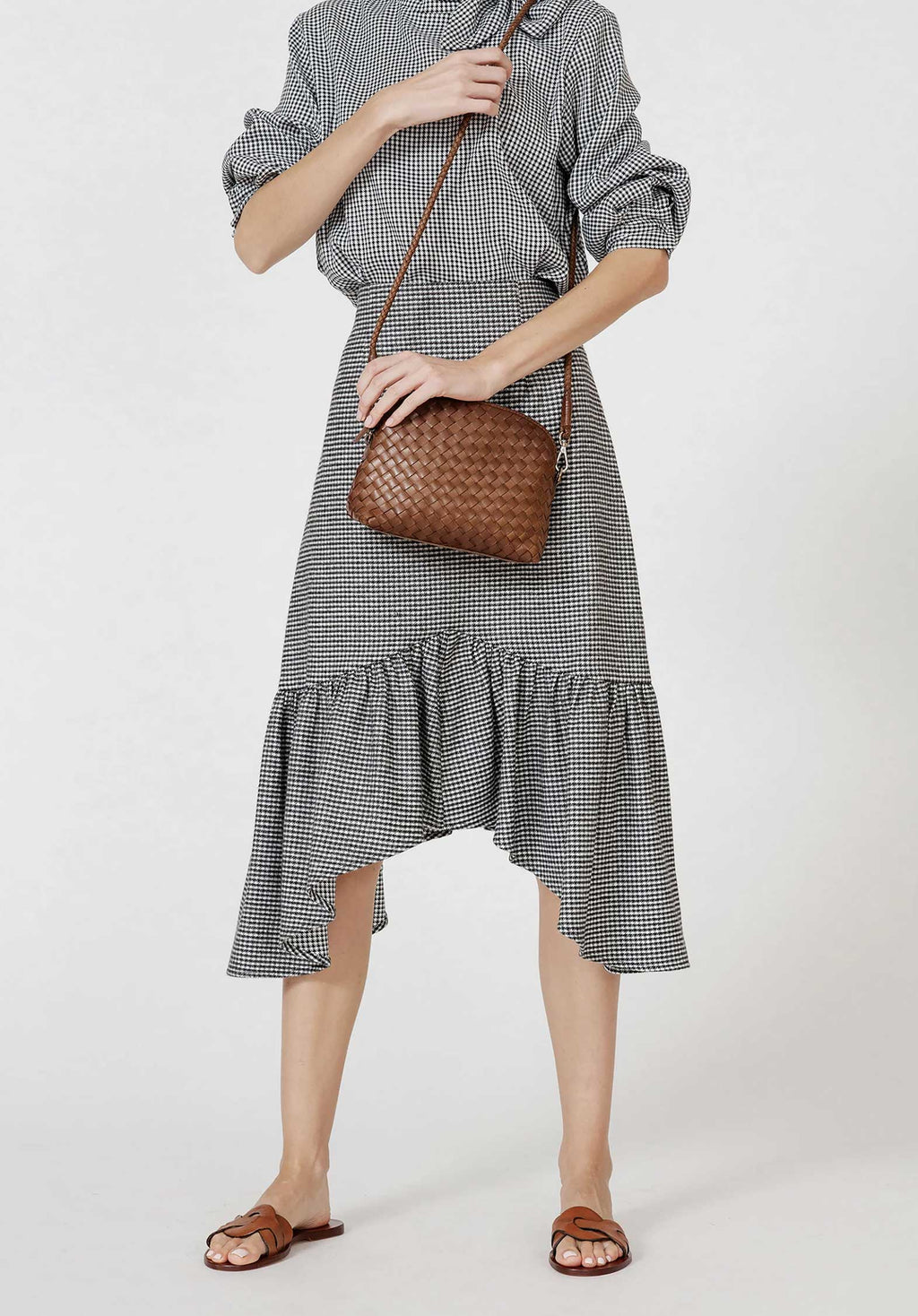 Crossbody Bag Chunky Fe Chunky Fell Poch Tan