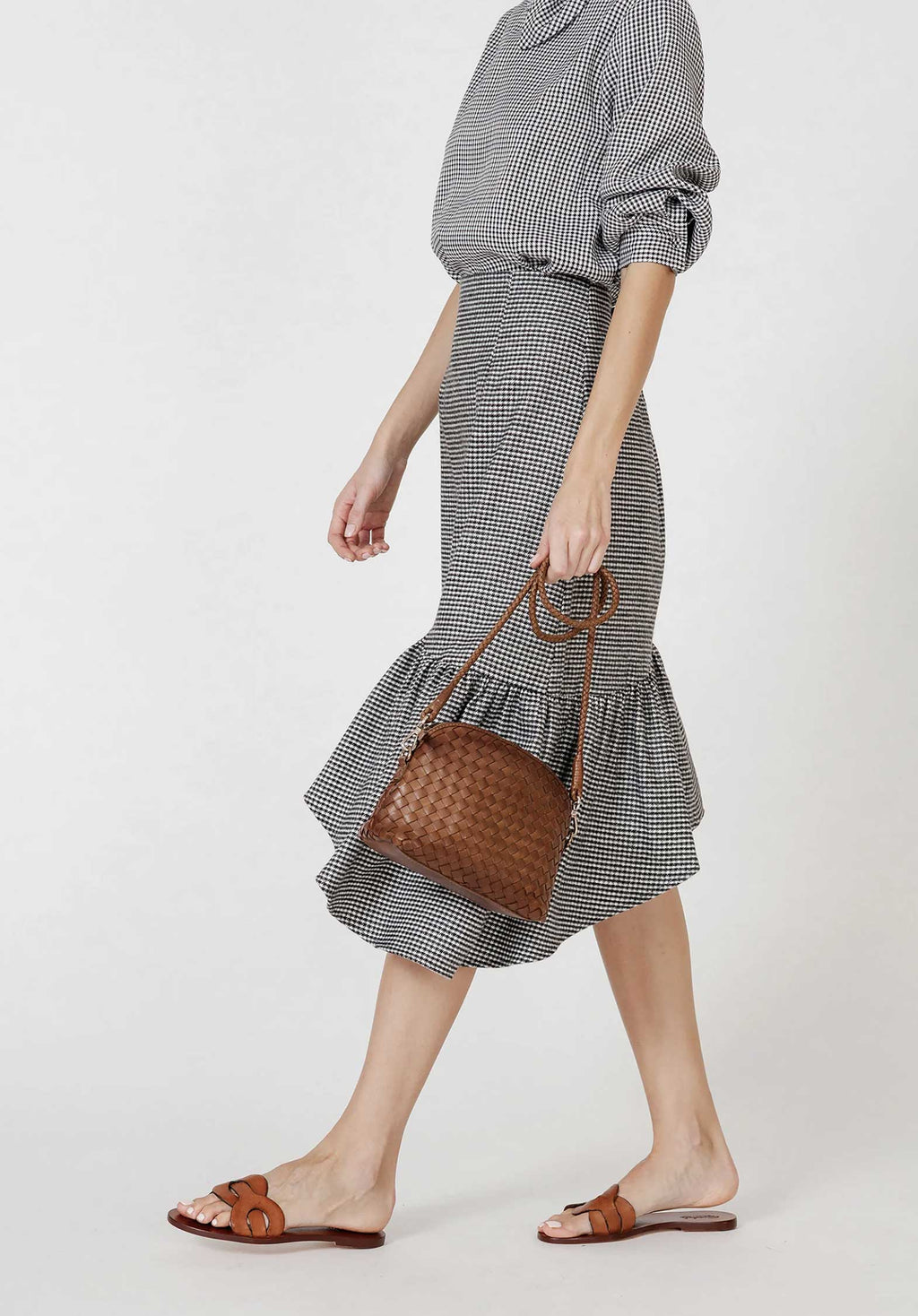 Crossbody Bag Chunky Fe Chunky Fell Poch Tan